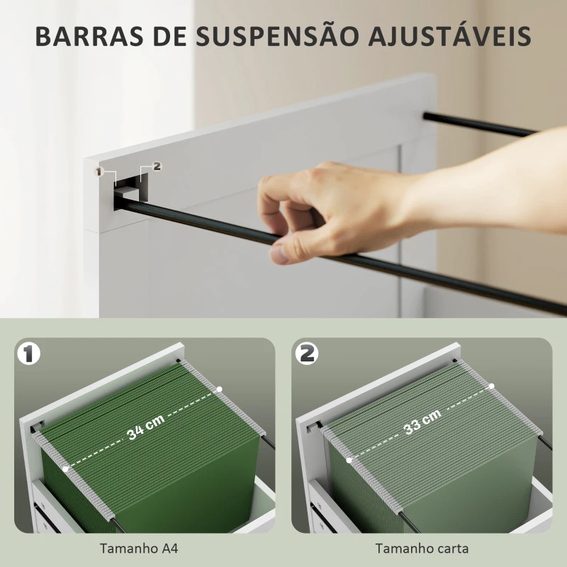 HOMCOM Secretária Rústica com 3 Gavetas e Bancada com Efeito Madeira Mesa para Computador para Estudo Escritório 120x50x76,2 cm Branco