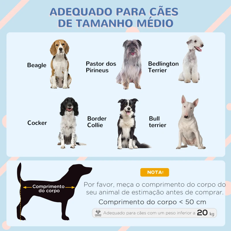 PawHut Casota para Cães 75x88x82 cm Casa para Cães com Telhado de Telhas de Imitação Pés Elevados e Chão Removível para Exterior Cinza