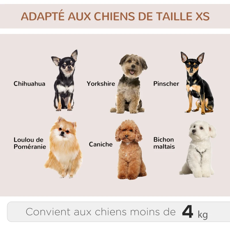 PawHut Sac de transport transporteur pour animaux 2 en 1 trolley chariot panier à roulette chariot sac à dos amovible respirable charge max. 10 kg tissu oxford gris