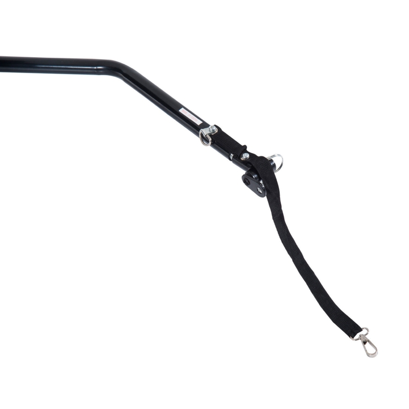 HOMCOM Transportaanhanger fietsaanhanger vrachtaanhanger fiets aanhanger zwart