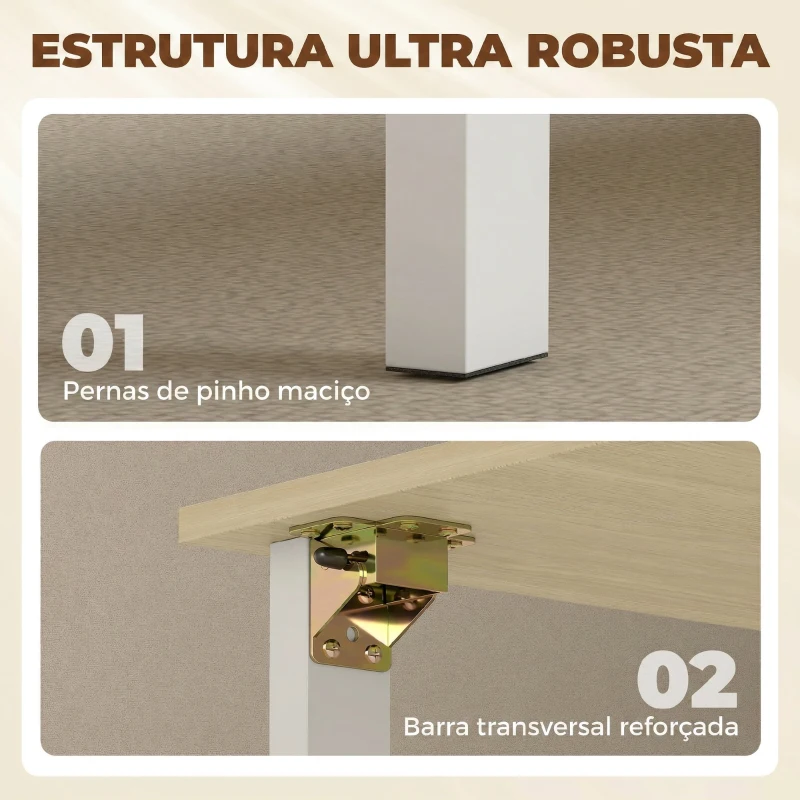 HOMCOM Mesa de Cozinha Dobrável para 6 Pessoas com Laterais Retráteis Gavetas e Prateleiras Abertas 168,2x85x73 cm Madeira e Branco