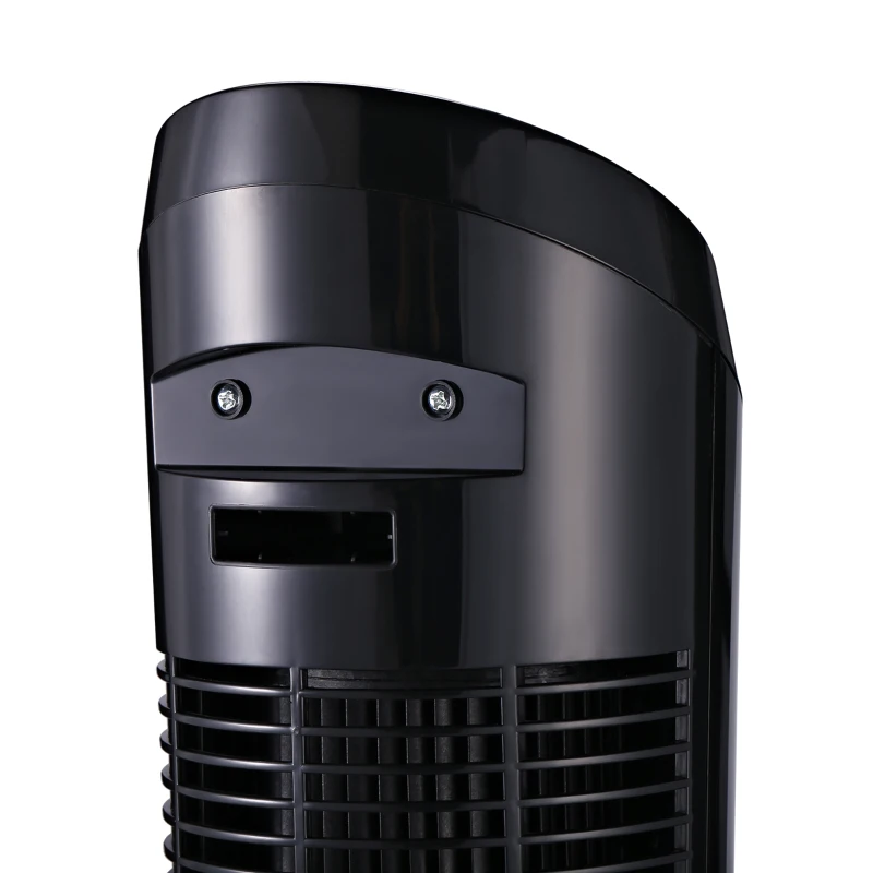 HOMCOM 45 W torenventilator, 3 ventilatieniveaus, ABS, zwart