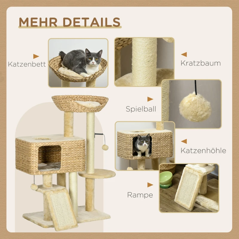 PawHut Ligstoel met ligfunctie, fauteuil, slaapstoel, knoopsgaten, linnenlook, 77 cm x 88 cm x 83 cm, groen