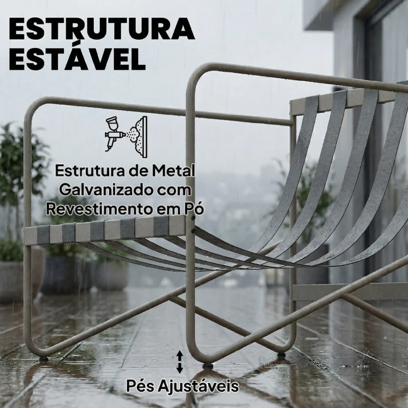 Outsunny Conjunto de Jardim de 4 Peças com Sofá de 2 Lugares 2 Poltronas Mesa de Vidro Temperado e Almofadas Grossas para Terraço Rosa