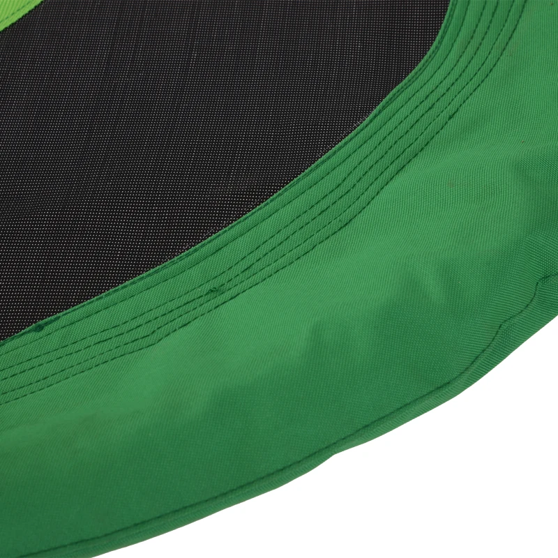 HOMCOM Altalena da Giardino con Rete Traspirante per Bambini Φ100x4.5cm Verde