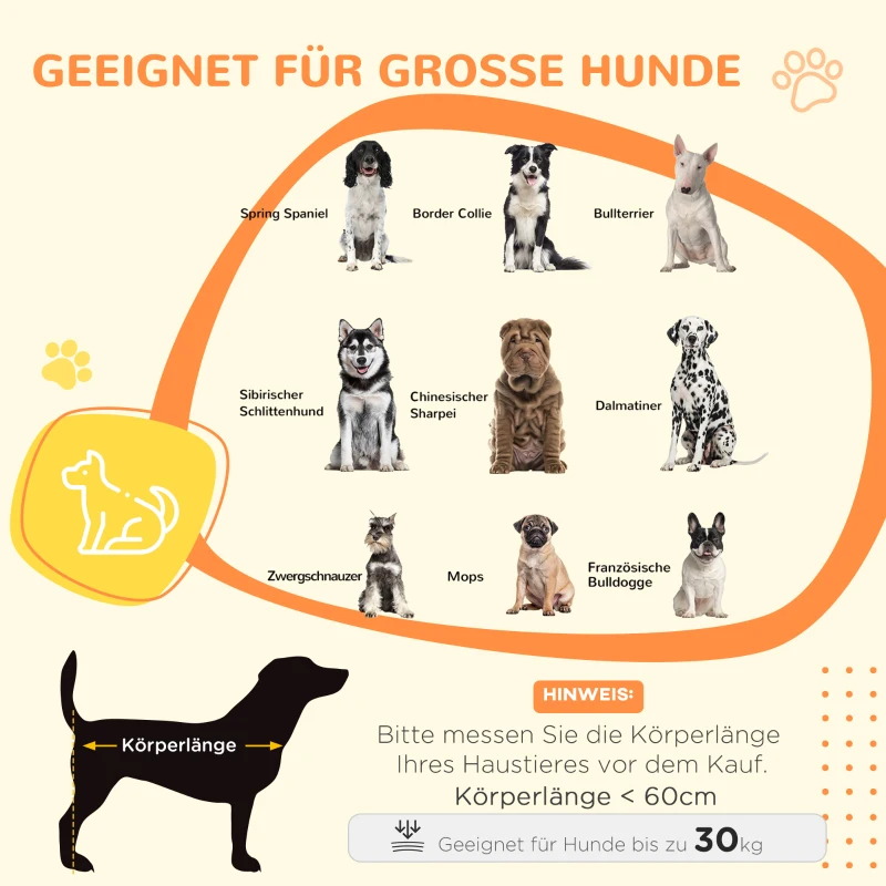 PawHut Hondenbench, puppybench, met opbergruimte, waterafstotend kussen, stalen gaas, verstelbare poten, 94x60x71,5 cm(m-4)