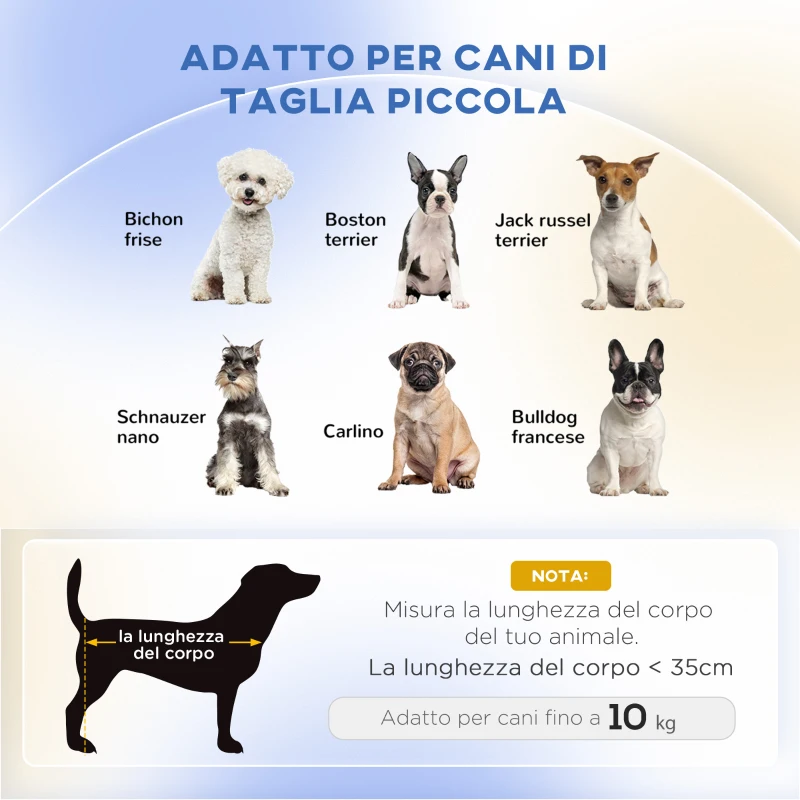 PawHut Divanetto per Animali, Cuscino Imbottito in Gommapiuma Rimovibile, Cane di Taglia Media Piccola, Marrone Scuro 74x48.5x31cm