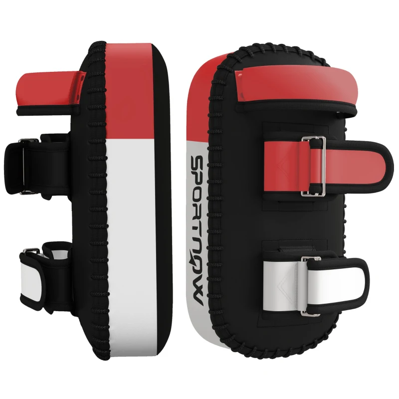 SPORTNOW Bouclier de frappe coussin PAO de boxe Muay Thai Karaté Taekwondo Kickboxing Home Training protection - Noir