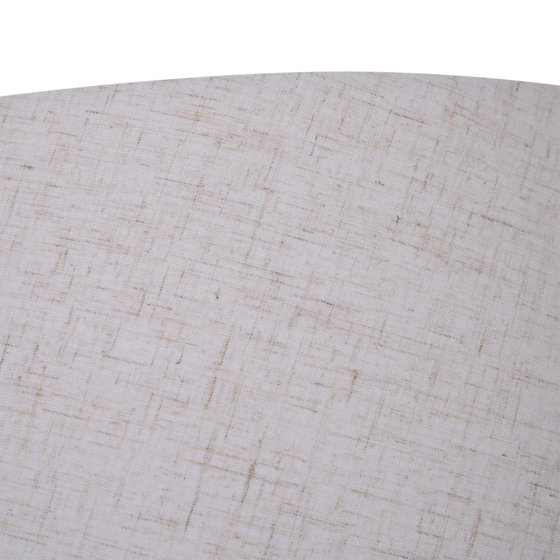 HOMCOM Lampadaire design contemporain dim. 40L x 40l x 160H cm 40 W max. 3 étagères intégrées bois massif pin métal noir lin beige