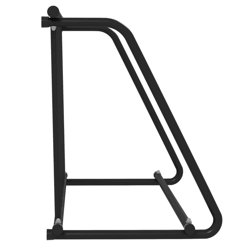 DURHAND Fietsenrek voor 3 fietsen, weerbestendig, extra bevestiging, 114 x 58 x 75 cm, Zwart