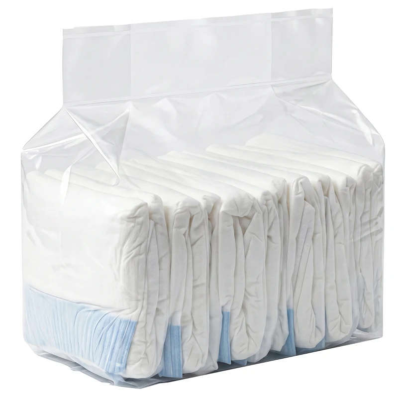 PawHut Pannolini per Cani Femmina, 48 pezzi, Taglia M con Fascia Elastica Regolabile, 48x35x1 cm, Bianco