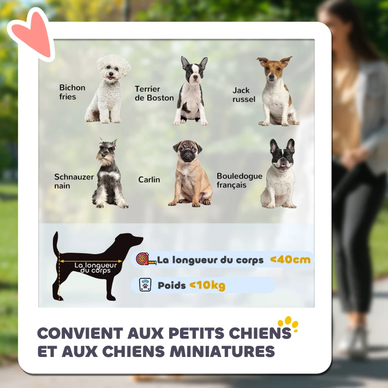 PawHut Poussette pliable animaux chien chat nacelle amovible bandoulières 4 roues 81 x 58 x 97,5 cm gris