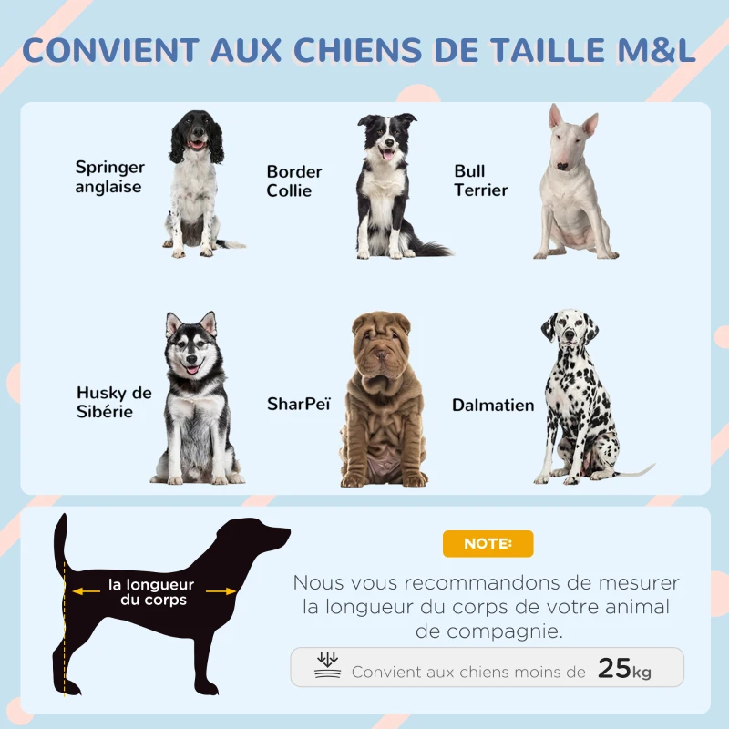 PawHut Niche pour chien extérieure en bois avec plancher amovible abri surélevé en bois pour chiens 84 x 99 x 87 cm gris