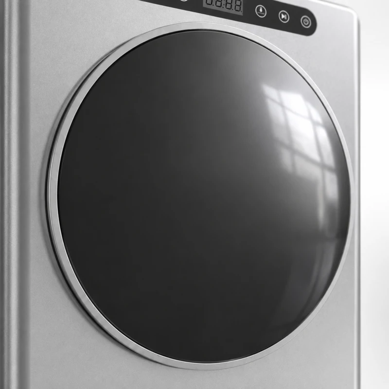 HOMCOM 5 kg Compact 40-60℃  Tumble Dryer - Silver Tone