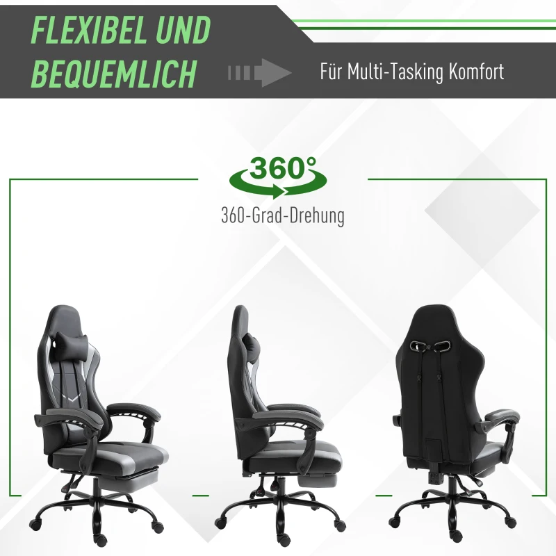 Vinsetto ergonomische bureaustoel en gamingstoel