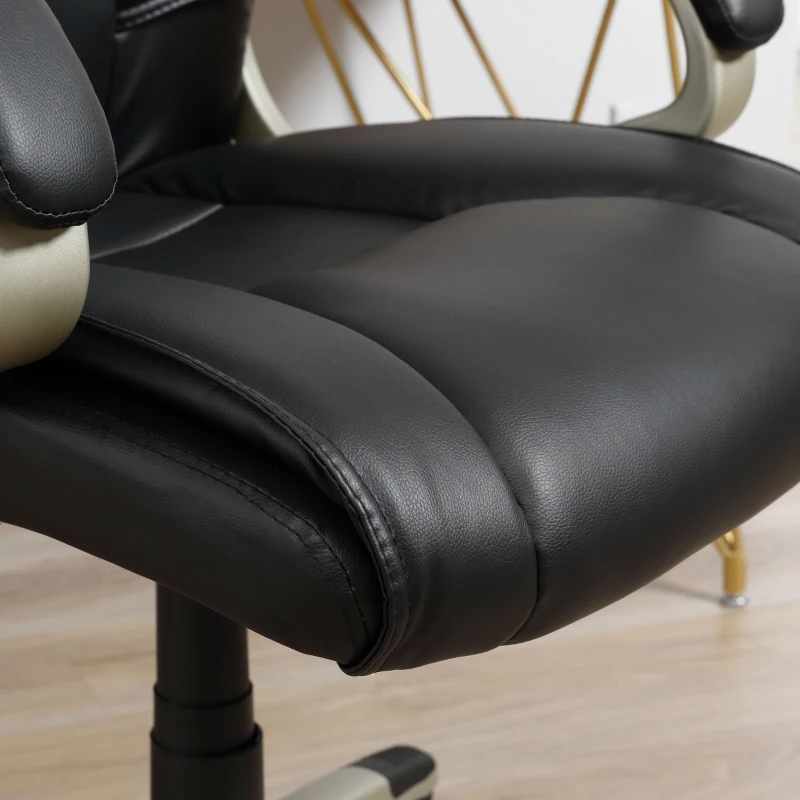 HOMCOM Bureaustoel directiestoel kantoorstoel draaistoel stoel fauteuil kantoor(m-9)