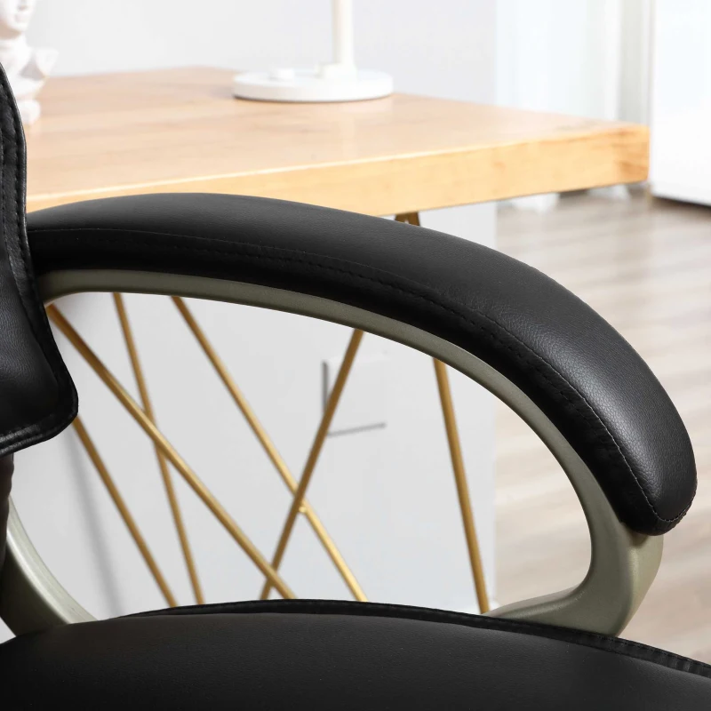 HOMCOM Bureaustoel directiestoel kantoorstoel draaistoel stoel fauteuil kantoor(m-8)