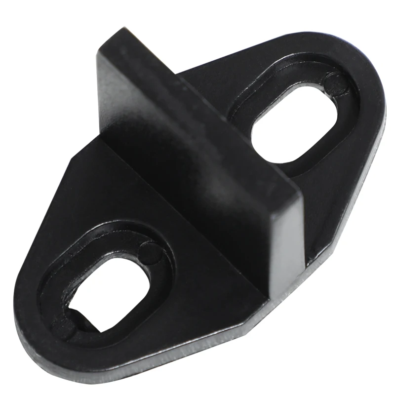 HOMCOM Ferragem para Porta de Correr Kit de Acessórios para Porta Corredeira com 2 Trilhos de Aço de Carbono 200x40x0,6cm Preto