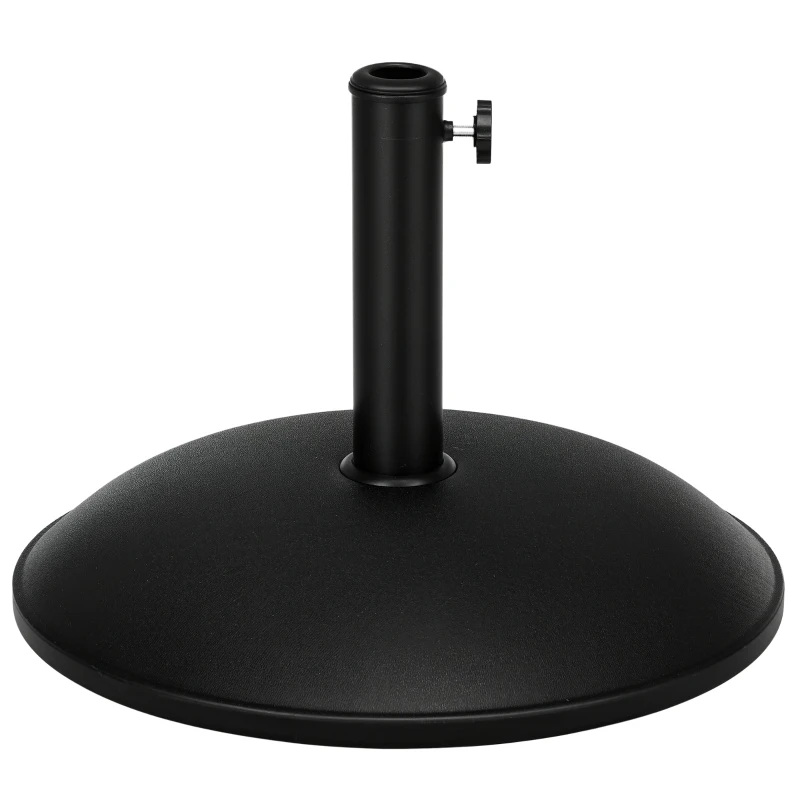 Outsunny Zonneschermstandaard zonneschermvoet rond parasolvoet 20 kg basis staal
