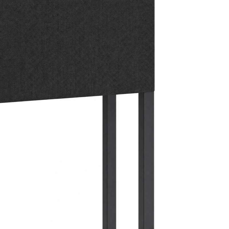 Outsunny Brandhoutrek 106 x 25 x 113 cm met 600D Oxford-hoes, stalen frame, tot 250 kg, zwart