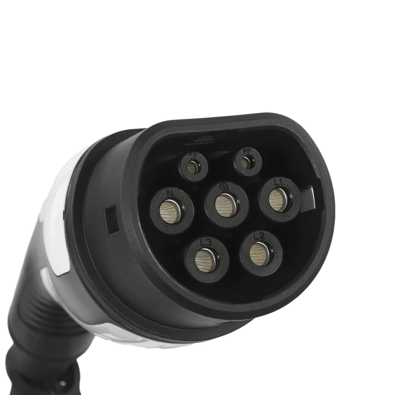 HOMCOM Type 2 EV laadkabel, 11 kW, 16 A, Mode 3, 3-fasen, 5 m – Verlengkabel voor elektrische auto's & plug-in hybrides