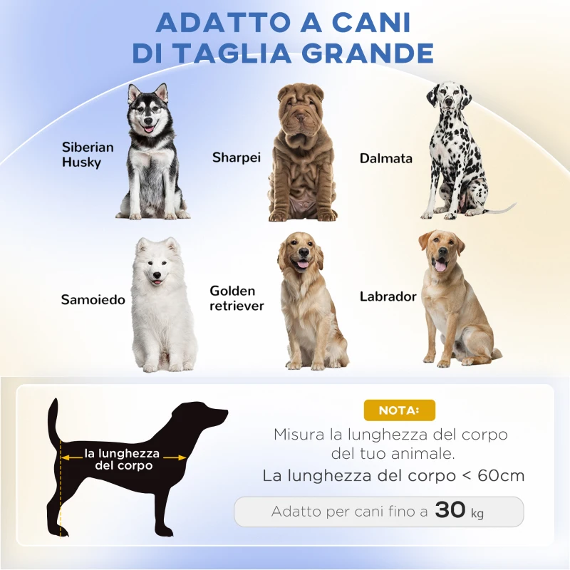 PawHut Divano per Cani di Taglia Grande con Gambe Rialzate e Cuscino Sfoderabile, 98x67x25 cm, Verde Chiaro