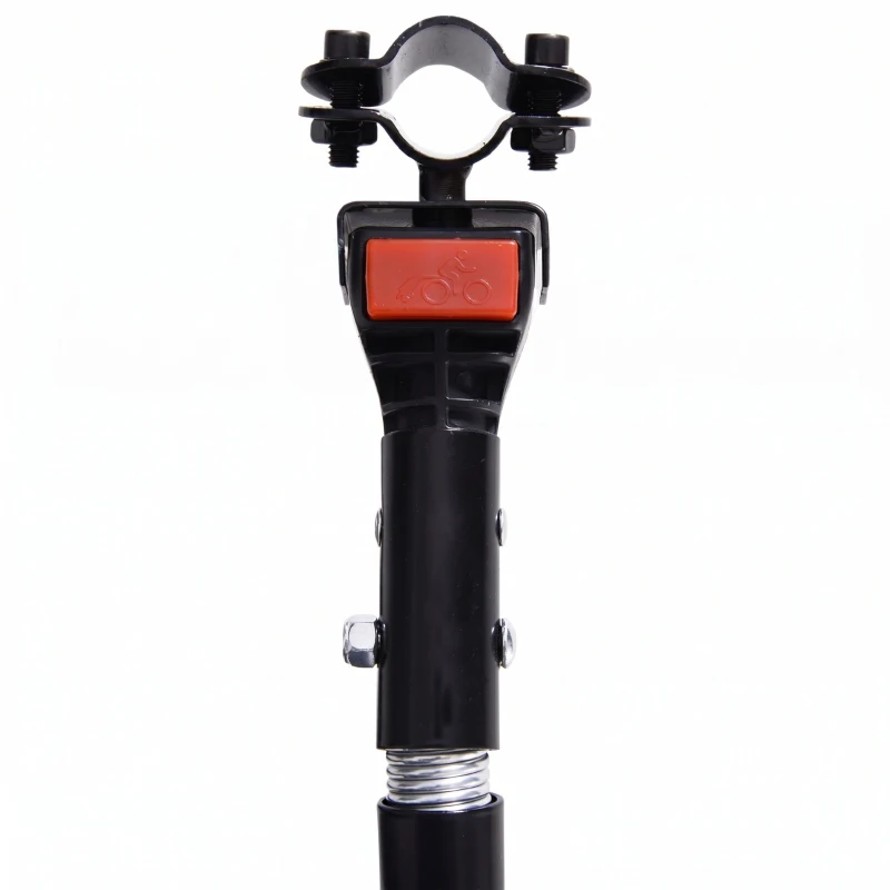HOMCOM Remorque vélo remorque de transport pour vélo 70 L 155L x 71,5l x 77H cm poignée barre d'attelage universelle pliable acier Charge max. 40 Kg noir
