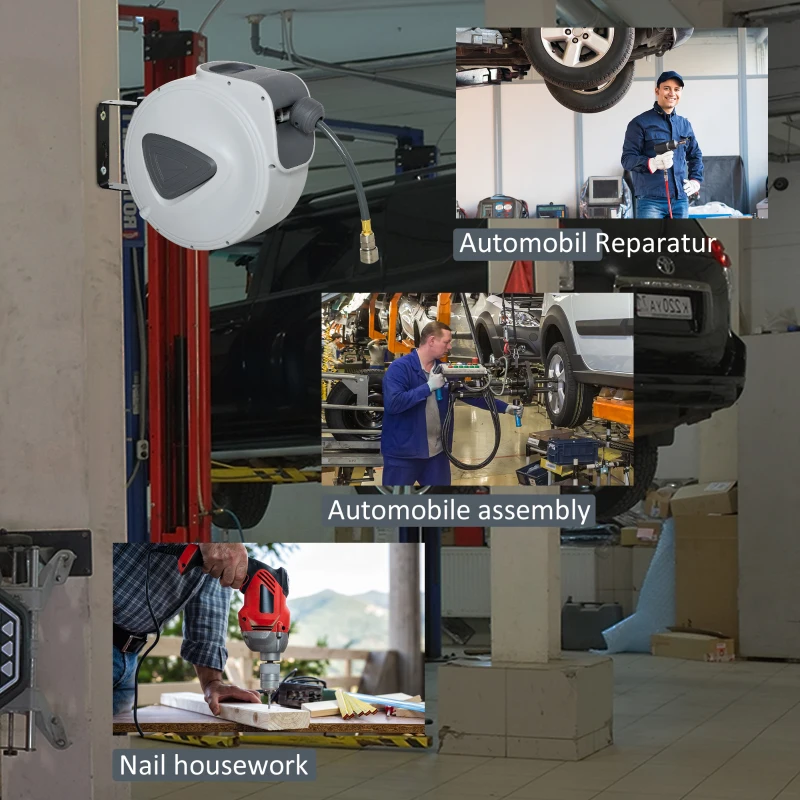 DURHAND slanghaspel met automatische oprollen