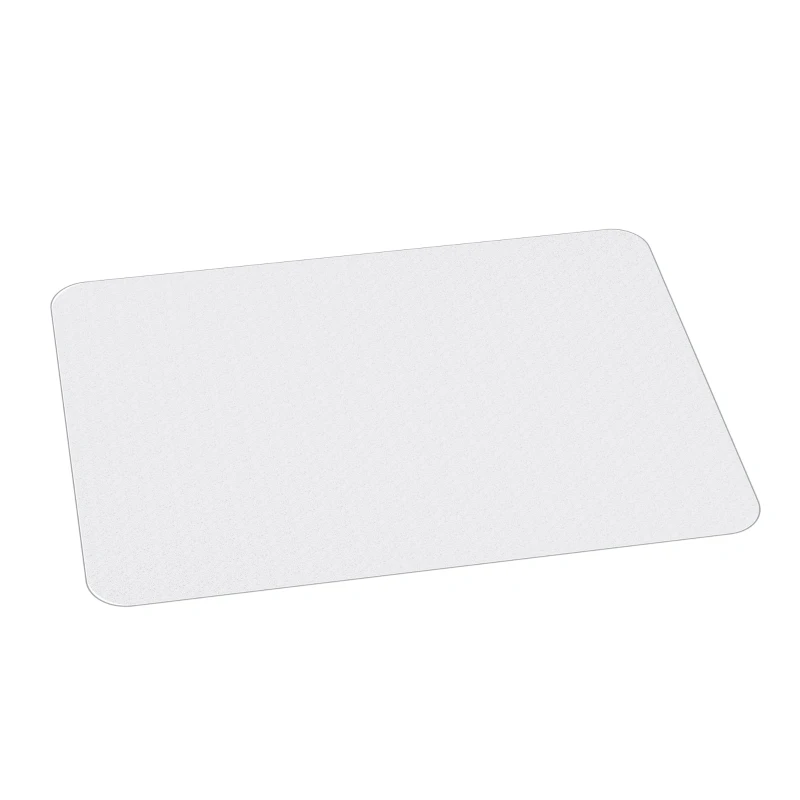 HOMCOM Alfombrilla Protectora para Suelos Alfombrilla para Silla de Oficina para Suelo Enmoquetado 90x120 cm Transparente