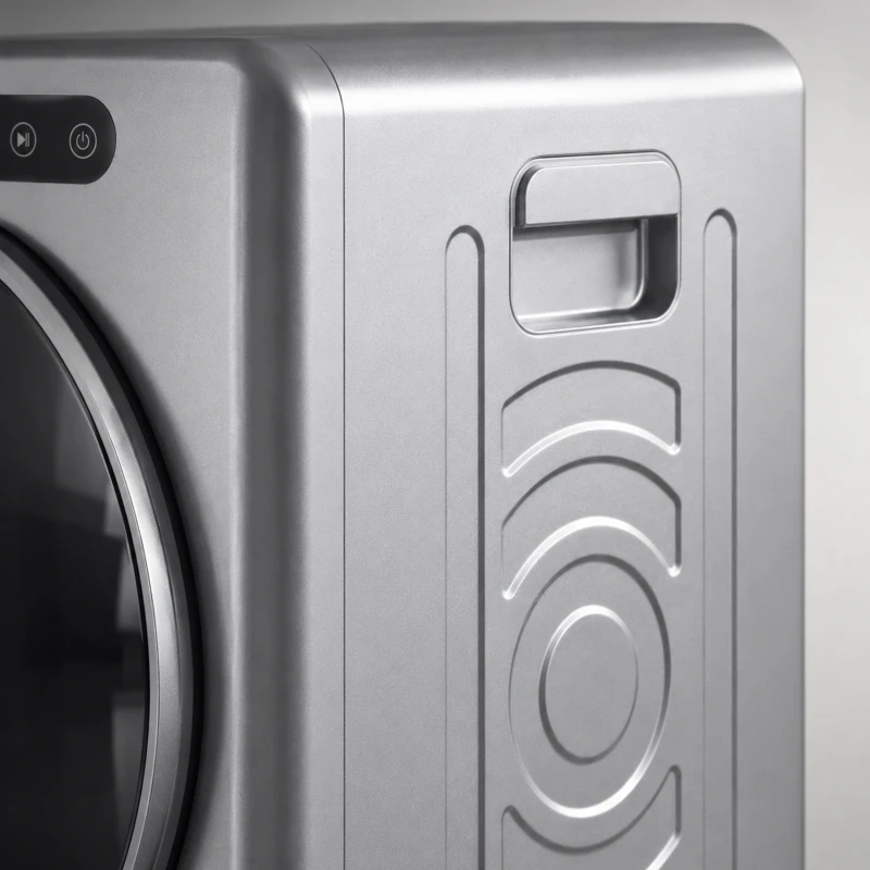 HOMCOM 5 kg Compact 40-60℃  Tumble Dryer - Silver Tone