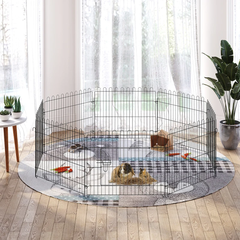 PawHut puppy-uitloop puppyhek box buiten behuizing puppyhek 5 maten
