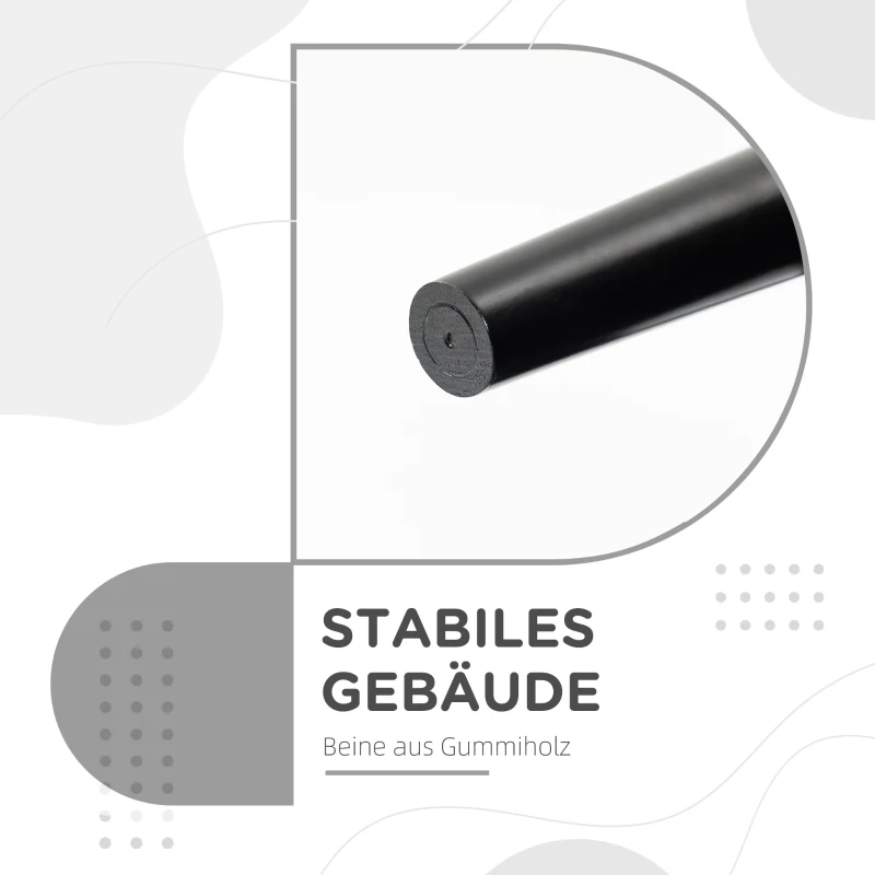 HOMCOM Zitbank, Bedbank, Stevig Ontwerp, Zachte Bekleding, 102x36x51 cm, Grijs