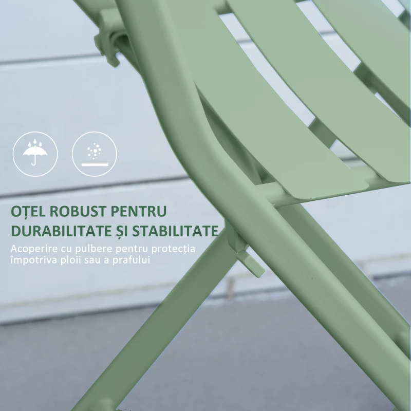 Outsunny Set Gradina 3 Piese – Pliabil, Verde