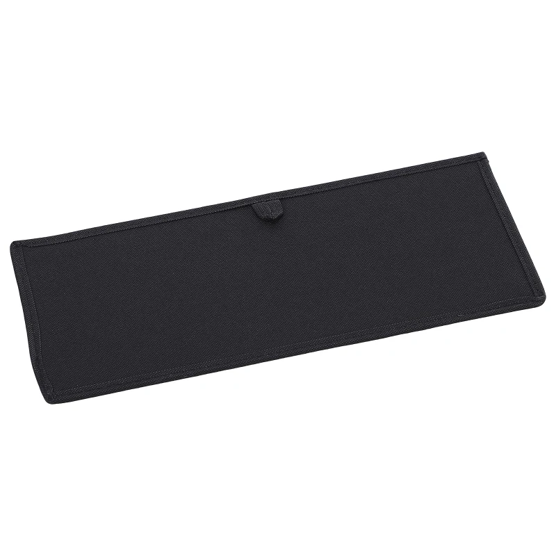 PawHut Escalera para Mascotas de 3 Peldaños Plegable con Tapas Abatibles y Espacio de Almacenamiento 3 Escalones de Perros Gatos Pequeños de Vellón Bereber para Cama Sofá 40x54x48 cm Negro