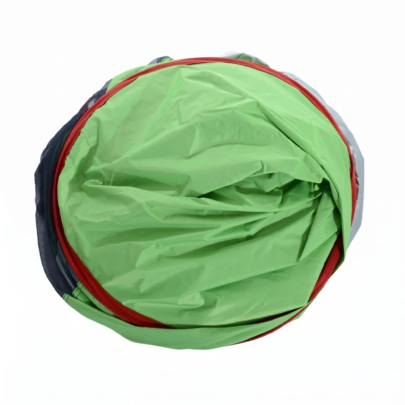 Cort de Plajă Outsunny Pop Up cu Protecție UV 30+ și Geantă de Transport, 200x150x119 cm, Verde
