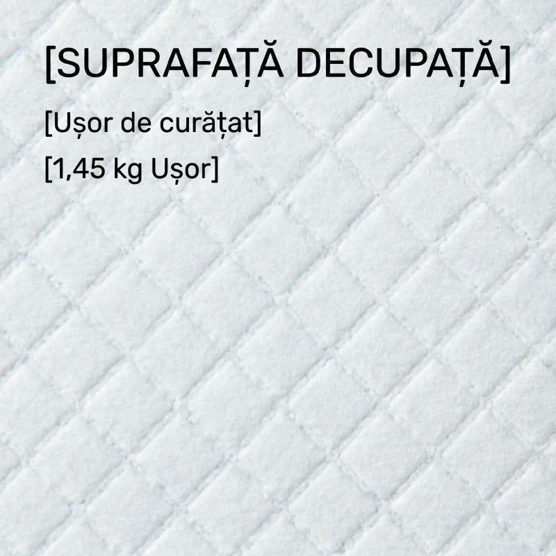 PawHut Set 100 Covorașe Igienice pentru Câini, din Material Netesut, Hârtie și PE, 6 Straturi, 45x30 cm, Albastru și Alb