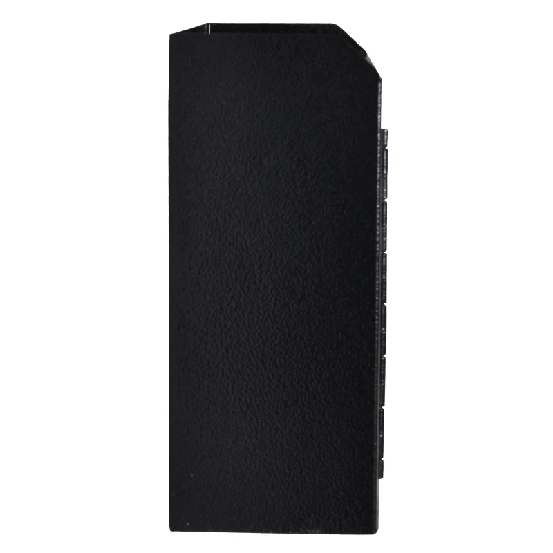 HOMCOM Briefkasten Wandbriefkasten Postkasten abschließbar mit Kassenschublade Funktion inkl. 2 Schlüssel Stahl Schwarz 25 x 7,7 x 18,5 cm