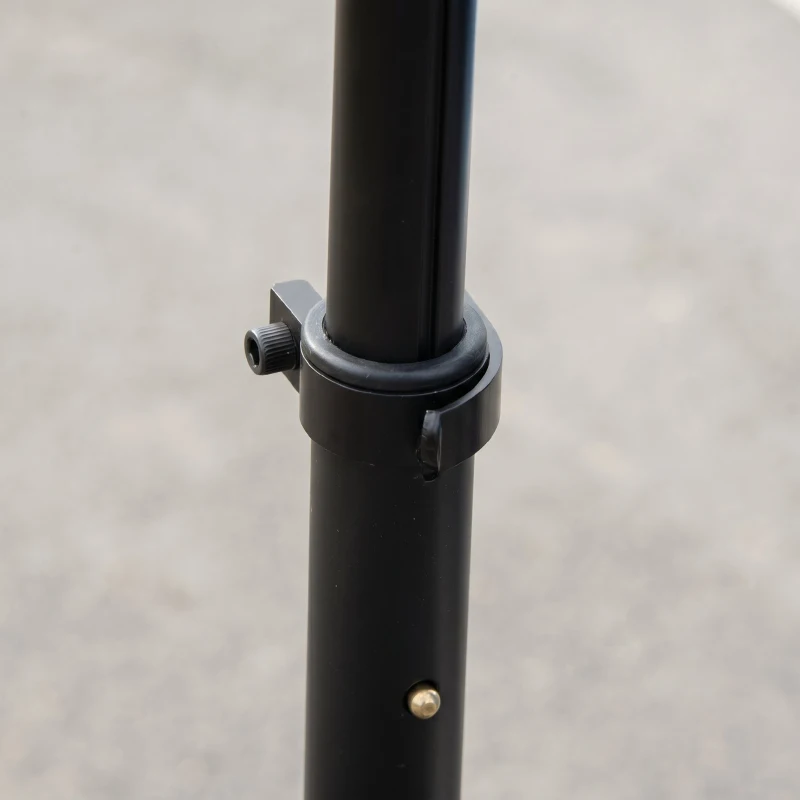 HOMCOM Trotinetă Electrică Pliabilă pentru Copii 6+ Ani cu Înălțime Reglabilă, 71x36.5x75-80 cm, Negru și Albastru