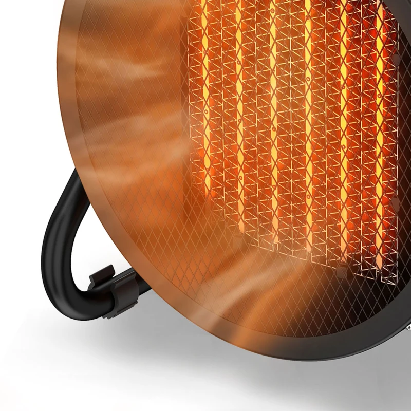 Outsunny Industrial Fan Heater 5000W with Tilting, Electric Ceramic Space Heater with Adjustable Thermostat, Handle