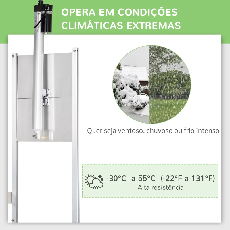 PawHut Kit de Abridor Automático de Porta de Galinheiro com Porta de Alumínio Sensor de Infravermelho Controlo de Temporizador e Controle Remoto 30x30x0,15cm Prata