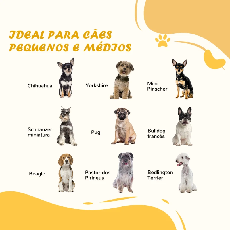 PawHut Barreira de Segurança para Cães Barreira de Segurança para Escadas e Portas Dobrável com Suporte de Pé 154x30x80cm Branco