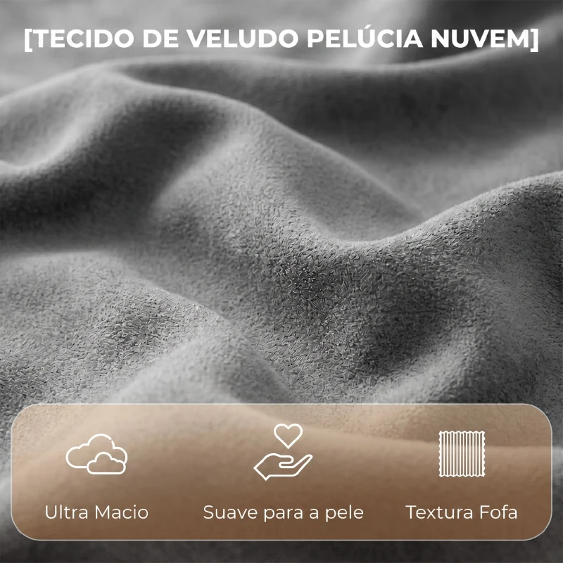 HOMCOM Poltrona Relax Reclinável 3 em 1 com Função de Baloiço Rotação 360° Suporte para Telemóvel Assento Amplo Cinzento