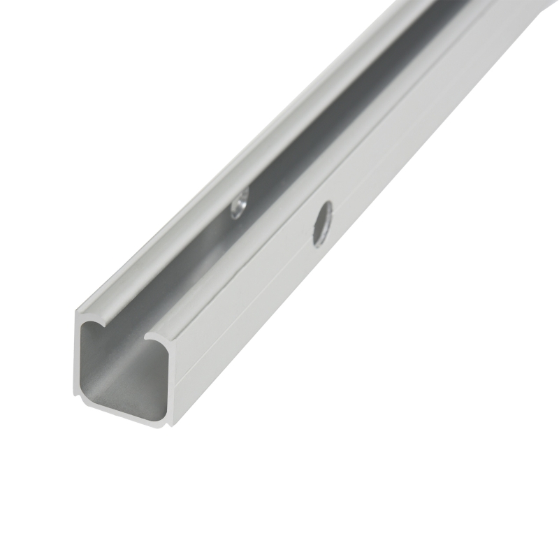 HOMCOM Porta Scorrevole Interna in Vetro Smerigliato con Binario B1 e Maniglia per Bagno Cucina Studio Vetro 205x 90x 0.8cm