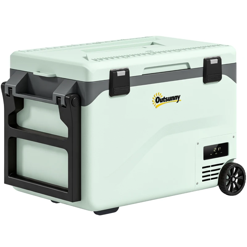 Outsunny Frigider Portabil 42,5L cu Compresor și Control prin Aplicație, -20℃ la 20℃