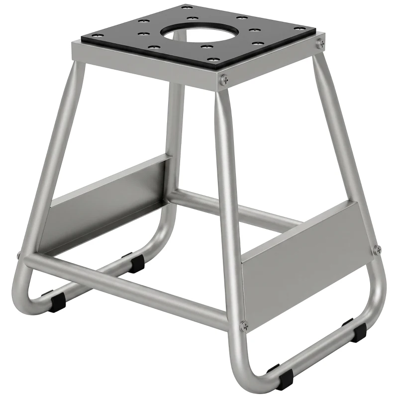 HOMCOM Motorrad Ständer, universal Motorrad Halterung bis 500kg belastbar, Motorradständer Stahl Grau