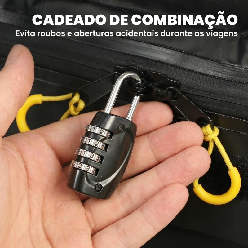 Outsunny Bolsa de Teto para Carro 594L Impermeável com 6 Correias Tapete Antiderrapante e Ganchos para Veículos Preto e Amarelo