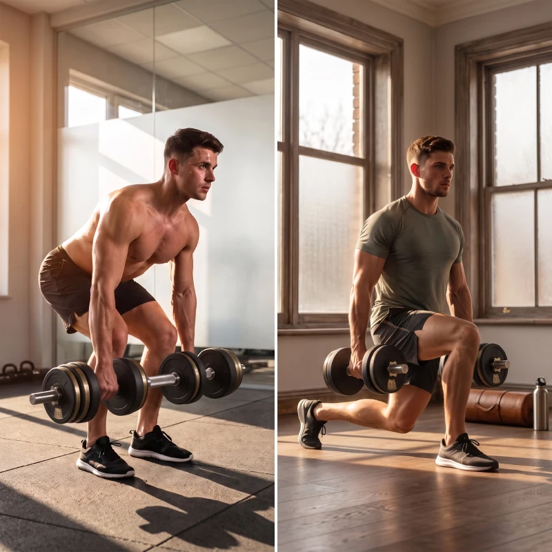 SPORTNOW 2-in-1 Hantel-Set, Lang- & Kurzhantel, 20 kg, rutschfest, bodenschonend, Schwarz/Grün