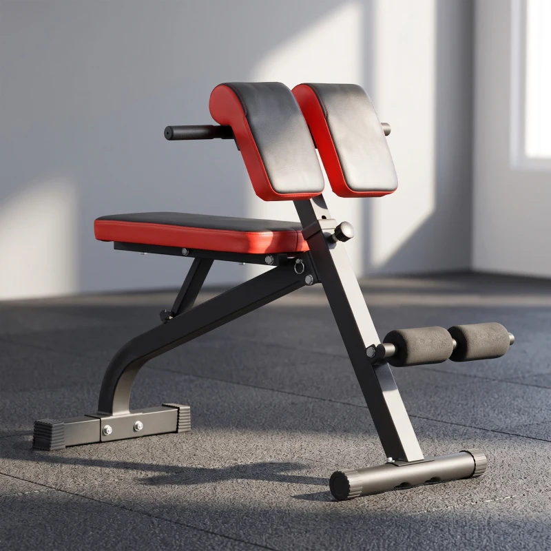 SPORTNOW Banc de musculation pliable banc multifonction pour entraînement coussin réglable 8 positions 103 x 65 x 67-98 cm noir