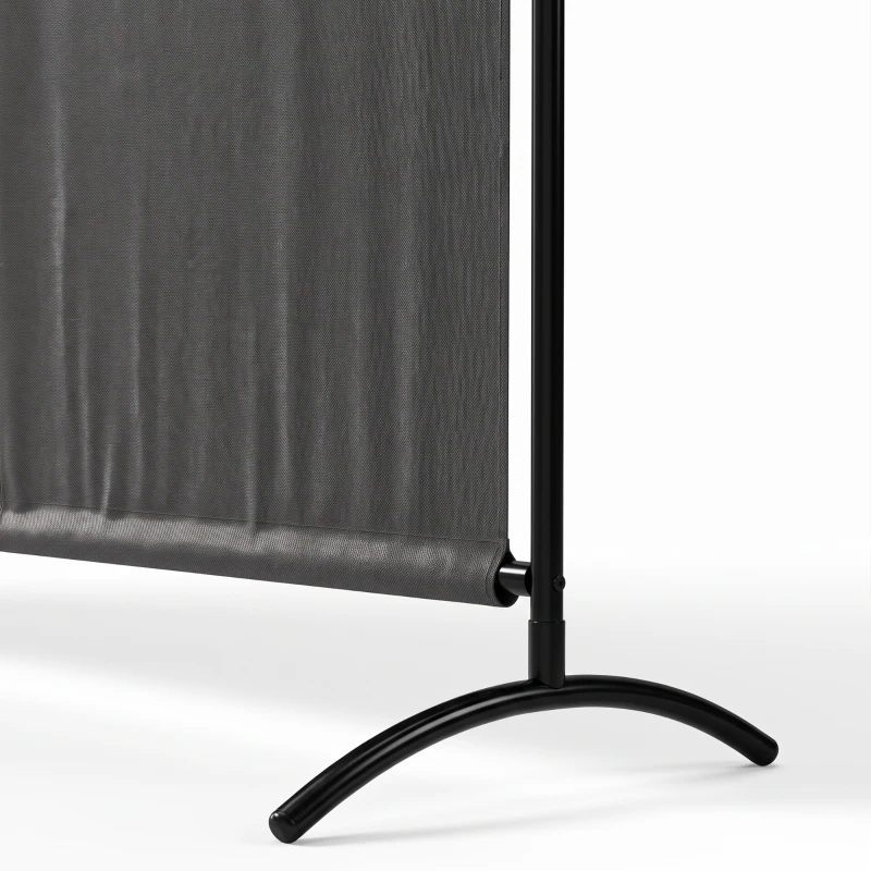 Outsunny Paravent Extérieur à Panneau Unique, Séparateur de Pièce de 180H cm avec Protection UV30+, Gris Foncé
