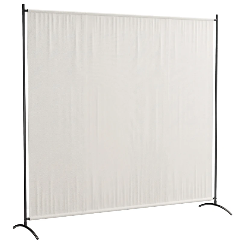Outsunny Paravent Extérieur à Panneau Unique, Séparateur de Pièce de 180H cm avec Protection UV30+, Beige